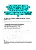 DeWit&rsquo;s Fundamental Concepts and Skills for Nursing&comma; 5th Edition &ndash; Original Nursing Study Guide & Practice Questions by Patricia A&period; Williams