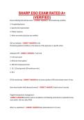 SHARP ESO EXAM RATED A&plus; &NewLine;&lpar;VERIFIED&rpar;