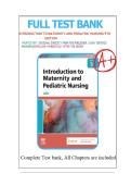 Test Bank for Introduction to Maternity and Pediatric Nursing 9th Edition by Gloria Leifer