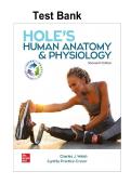 Test Bank for Hole's Essentials of Human Anatomy and Physiology 16th Edition Chapters 1-20