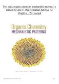 2026&sol;2027 Test Bank for Organic Chemistry Mechanistic Patterns 1st Edition