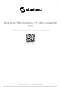 2026&sol;2027 Test Bank for Brock Biology of Microorganisms 14th Edition Chapter 2