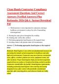 Clean Hands Contractor Compliance &NewLine;Assessment Questions And Correct &NewLine;Answers &lpar;Verified Answers&rpar; Plus &NewLine;Rationales 2026 Q&A &vert; Instant Download &NewLine;Pdf 