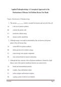Applied Pathophysiology&colon; A Conceptual Approach to the Mechanisms of Disease 3rd Edition &vert; Complete Test Bank&comma; Questions & Answers &vert; 2026&sol;2027