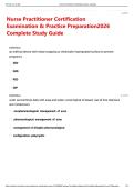 Nurse Practitioner Certification Examination & Practice Preparation2026 Complete Study Guide 