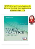 Test Bank for Family Practice Guidelines by Jenny Mullen &vert; Chapters 1&ndash;23