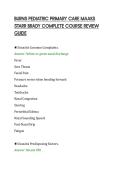 BURNS PEDIATRIC PRIMARY CARE MAAKS&NewLine;STARR BRADY COMPLETE COURSE REVIEW&NewLine;GUIDE