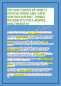Safe Maternity & Pediatric Nursing Test Bank 2026 &vert; Linnard-Palmer