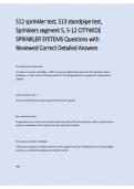 S-12 Sprinkler Test & S-13 Standpipe Test &vert; Citywide Sprinkler Systems Questions & Answers &vert; Exam Prep 2026&sol;2027