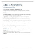 Samenvatting Arbeid en Tewerkstelling &lpar;UGent&comma; prof&period; Baert&rpar; &plus; oefenexamen &ndash; 2025&sol;2026