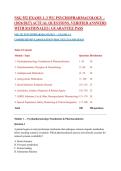 NSG 552 Exams 1&ndash;3 WU Psychopharmacology &ndash; &lpar;2026&sol;2027&rpar; Actual Questions&comma; Verified Answers with Rationales &vert; Guarantee Pass