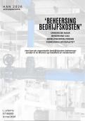 Geslaagde scriptie Bedrijfskunde HAN - Beheersen Bedrijfskosten - met helder 4-stappenplan&colon; IST- &comma; SOLL-&comma; consequenties en financi&euml;le implicaties 