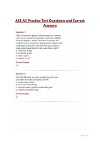 ASE A5 Practice Test Questions and Correct Answers&period;