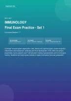 BIOL 3201 Immunology Final Exam Practice Set 1 &ndash; 150 Questions with Detailed Explanations