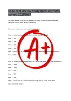 SCM Test Review study notes correctly solved 2026&sol;2027