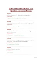 Michigan Life and Health Final Exam Questions and Correct Answers&NewLine;