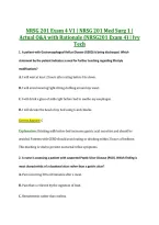 NRSG 201 Exam 4 V1 &vert; NRSG 201 Med Surg 1 &vert; &NewLine;Actual Q&A with Rationale &lpar;NRSG201 Exam 4&rpar; &vert; Ivy &NewLine;Tech