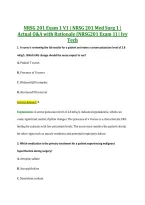 NRSG 201 Exam 1 V1 &vert; NRSG 201 Med Surg 1 &vert; &NewLine;Actual Q&A with Rationale &lpar;NRSG201 Exam 1&rpar; &vert; Ivy &NewLine;Tech
