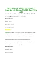 NRSG 201 Exam 2 V1 &vert; NRSG 201 Med Surg 1 &vert; &NewLine;Actual Q&A with Rationale &lpar;NRSG201 Exam 2&rpar; &vert; Ivy &NewLine;Tech