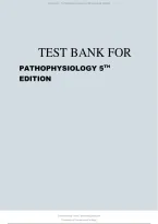 Test Bank For Pathophysiology 5th Edition &vert; Lee-Ellen C&period; Copstead-Kirkhorn & Jacquelyn L&period; Banasik &vert; ISBN 9781455726509 &vert; Complete Test Bank