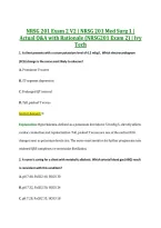NRSG 201 Exam 2 V2 &vert; NRSG 201 Med Surg 1 &vert; &NewLine;Actual Q&A with Rationale &lpar;NRSG201 Exam 2&rpar; &vert; Ivy &NewLine;Tech