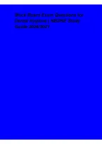 Mock Board Exam Questions for Dental Hygiene &ndash; NBDHE Study Guide 2026&sol;2027