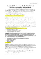 APEA Predictor Exam &ndash; Pre-Predictor Test Questions and Answers 2026&sol;2027