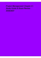 Project Management Chapter 4 &ndash; Study Guide & Exam Review 2026&sol;2027