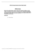 NR 546 Exam Study Guide Review & Practice Questions
