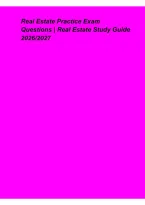 Real Estate Practice Exam Questions &ndash; Real Estate Study Guide 2026&sol;2027