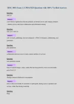 IDSC 3001 Exam 2 &vert; UPDATED Questions with 100&percnt; Verified Answers&NewLine;