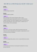 IDSC 3001 Test A &vert; UPDATED Questions with 100&percnt; Verified Answers&NewLine;