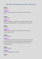 IDSC 3001 &vert; UPDATED Questions with 100&percnt; Verified Answers&NewLine;