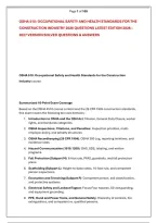OSHA 510&colon; OCCUPATIONAL SAFETY AND HEALTH STANDARDS FOR THE &NewLine;CONSTRUCTION INDUSTRY 2026 QUESTIONS LATEST EDITION 2026 &ndash; &NewLine;2027 VERSION SOLVED QUESTIONS & ANSWERS