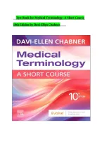 Test Bank for Medical Terminology&colon; A Short Course 10th Edition by Chabne