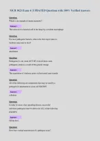 MCB 3023 Exam 4 &vert; UPDATED Questions with 100&percnt; Verified Answers&NewLine;