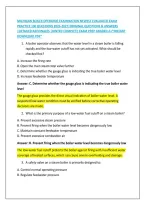 MICHIGAN BOILER OPERATOR EXAMINATION NEWEST EVALUATED EXAM &NewLine;PRACTICE 100 QUESTIONS 2026-2027&vert;ORIGINAL QUESTIONS & ANSWERS &NewLine;&vert;DETAILED RATIONALES &vert;HINTED COMPLETE EXAM PREP GRADED A&plus;&ast;INSTANT &NewLine;DOWNLOAD PDF&ast; 