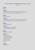 MOS 1021&colon; Midterm 2 &vert; UPDATED Questions with 100&percnt; Verified&NewLine;Answers