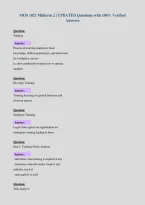 MOS 1021 Midterm 2 &vert; UPDATED Questions with 100&percnt; Verified&NewLine;Answers