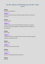 Mos 1021- Midterm1 &vert; UPDATED Questions with 100&percnt; Verified&NewLine;Answers