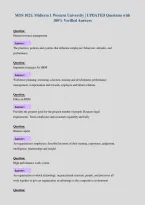 MOS 1021&colon; Midterm 1 Western University &vert; UPDATED Questions with&NewLine;100&percnt; Verified Answers