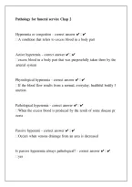 Pathology for Funeral Service Chapter 2 2026 &vert; Study Guide & Review Notes
