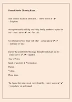 Funeral Service Directing Exam 1 2026 &vert; Study Guide & Practice Questions