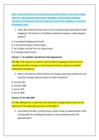 NEW HAMPSHIRE SEPTIC SYSTEM INSTALLER EXAM NEWEST EVALUATED EXAM &NewLine;PRACTICE 100 QUESTIONS 2026-2027&vert;ORIGINAL QUESTIONS & ANSWERS &NewLine;&vert;DETAILED RATIONALES &vert;HINTED COMPLETE EXAM PREP GRADED A&plus;&ast;INSTANT &NewLine;DOWNLOAD PDF&ast; 