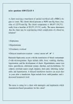 NCLEX Questions 4100 Exam 4 2026 &vert; Nursing Practice Questions & Exam Prep