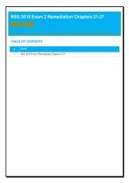 NSG 2610 Exam 2 Remediation Chapters 21&ndash;27 2026 &vert; 200 Questions & Answers with Complete Solutions &vert; Latest Update