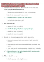 NACC PSW Palliative Care Exam 2026 &vert; 49 Questions & Verified Answers &vert; Graded A&plus;