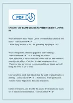 EVR 2001 USF Exam Questions & Correct Answers 2026 &vert; Study Guide