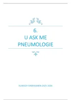 UAskMe PNEUMOLOGIE - Klinisch eindexamen &lpar;2021GENGE3&rpar; - Samenvatting
