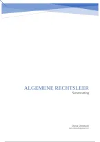 Algemene Rechtsleer &vert; UGent &vert;geslaagd 1ste zit &vert; 2025&sol;2026